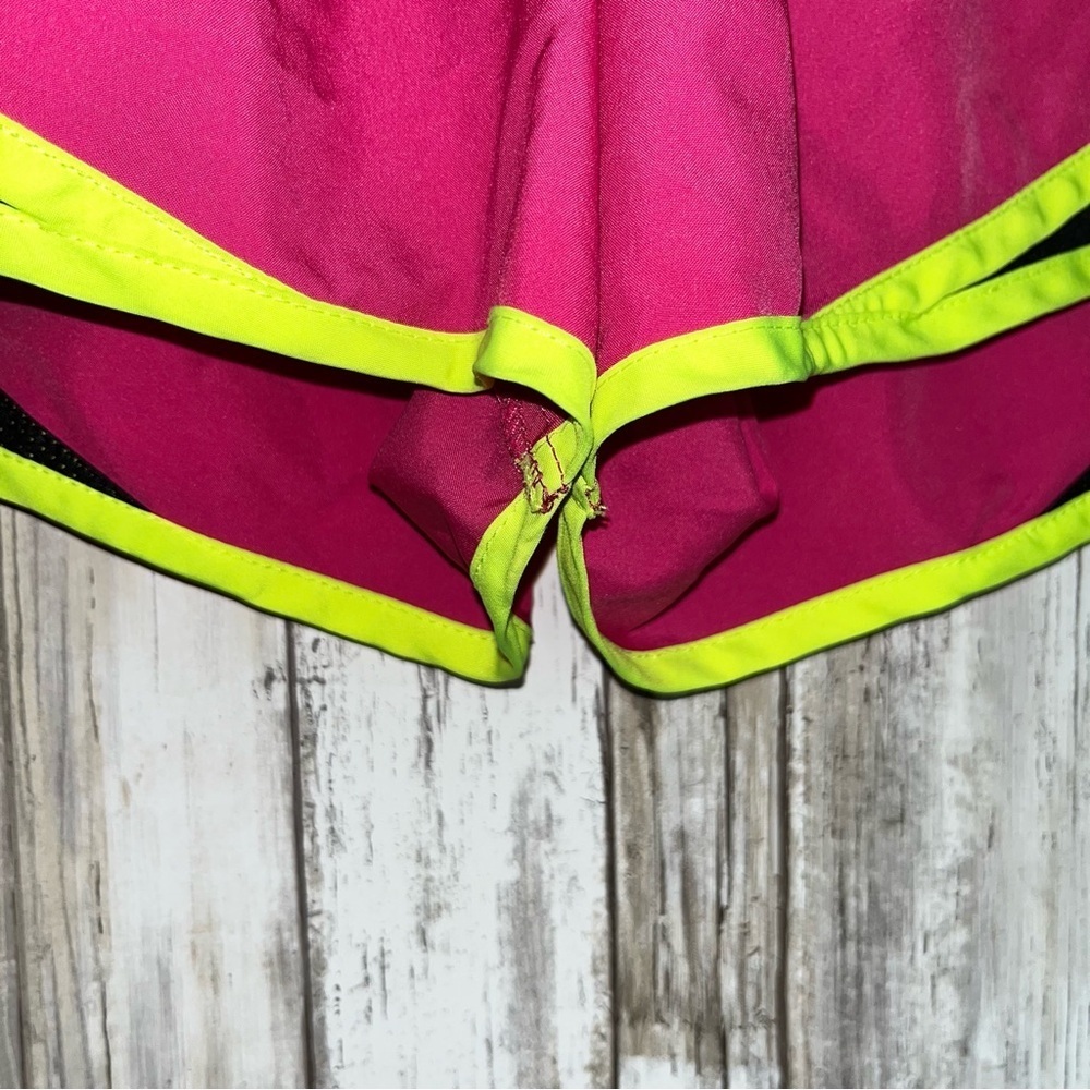 Nike Pink, Green, & Black Tempo Shorts - Picture 3 of 5